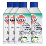 Sagrotan Waschmaschinen Hygiene-Reiniger Frühlingsfrische – Maschinenreiniger für eine hygienische Waschmaschine – 4 x 250 ml