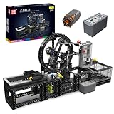 Mould King 26015 MOC Technik GBC Great Ball Contraption:Große Kugelmaschine mit Geradlinigem Mechanismus über Planetengetriebe 2026 Teile Hebetisch mit Power Funktion Klemmbausteine Bausatz