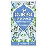 Pukka | Bio-Kräutertee „After Dinner“ | Anissamen, Fenchel, Kardamom und Kurkuma | Für dein inneres Strahlen | 1er Pack | 20 Teebeutel