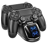 OIVO PS4 Controller Ladestation, Playstation 4 Controller Ladestation mit 1,8 Stunden Ladechip, PS4 Charger Dock Staion, Controller Ladestation für Sony Playstation 4/PS4/Pro/PS4 Slim Controller
