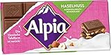 Alpia Alpenmilch-Schokolade, Haselnuss, 100 g