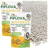 ECODECO Mikroklee Samen 1kg - Weiß Klee - Beschichtete Clover Rasen - Zwergklee für Gleichmäßiges und Grüner Gras - Microclover für Grassamen Saatgut - 200 m²