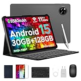 DOOGEE Tab A9 Pro+ Android 15 Tablet mit Tastatur 30GB RAM + 128GB ROM(2TB TF) Widevine L1 Gaming Tablets, 8580mAh, Unisoc T7200 Octa Core, 13MP+5MP, Tablet 11 Zoll mit Maus, Stift, Hülle, Schutzfolie