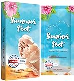 Summer Foot Premium Hornhaut-Socken - Hornhaut Fußmaske - Maske für weiche Füße - effektive Fußpflege - dermatologisch getestet