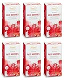 Ronnefeldt Teavelope Red Berries, aromatisierter Früchtetee, 6 x 25 Teebeutel, 6er Pack, 375 g