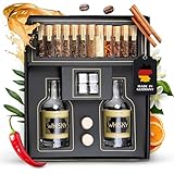 AMARI ® DIY Whisky Set - zum Selber Machen, Geschenkset inkl. Zubehör - Perfekt für zu Hause oder als Geschenk, Whiskey Tasting Geschenkbox - Geschenke do it Yourself, Baukasten für Whiskyliebhaber
