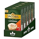Jacobs Cappuccino Kaffeespezialität, 40 Sticks mit löslichem Bohnenkaffee, 5 x 8 Getränke