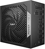be quiet! Power Zone 2 850W Netzteil, 80 Plus Platinum und Cybenetics Platinum Zertifizierung, semi-Passive Kühlung, Pure Wings 3 140mm Lüfter, 90° abgewinkelter 12V-2x6-Anschluss, PCIe 5.1/ATX 3.1