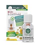 Vitabaum® B12 + B-Komplex - Vitamin B12 Hochdosiert - unterstützt die Immun Gesundheit und den Stoffwechsel - Twist and Mix System™ für schnelle Absorption - Vegan (1)