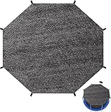 Trampolin Sonnenschutz Net,Diameter 244 306 366 427 cm Trampolin ZubehöR Zelt Abdeckung,Sonnenschutznetz FüR Schatten,Anti-Uv Schutznetz FüR 6/8 Stange