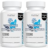 Liposomale Hyaluronsäure Kapseln - Hochdosiert mit 1200mg Hyaluron, Hochmolekulare Hyaluronsäure (500-700 kDa), Frei von Zusatzstoffen, 60 Stück (2er Pack)