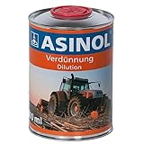 ASINOL Verdünnung 1000 ml Kunstharzlack Farbe Lack 1l Liter Dose