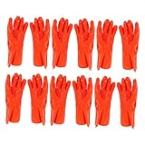 EXCEART 6 Paar Wasserdichte Und Verschleißfeste Handschuhe Angelhandschuhe Herren Arbeitshandschuhe Handschuhe Für Männer Wasserdichte Handschuhe Hochleistungs Reinigungshandschuhe