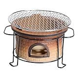 Fenteer Holzkohlekocher, Campingkocher, tragbarer, kompakter Grillofen, multifunktional für draußen, Picknick, Arbeitsplatte