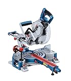 Bosch Professional 18V System BITURBO Akku Kapp- und Gehrungssäge GCM 18V-216 D (inkl. 1x Kreissägeblatt, 2x Werkstückauflage, Staubbeutel, Spannzwinge, ohne Akku/Ladegerät)