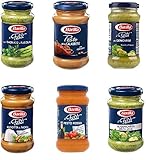 Barilla Testpaket Pesto Genovese Calabrese ricotta e noci rosso rucola basilico