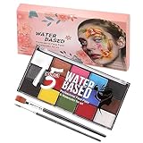 Barley Direct Kinderschminke, 15 Farben Schminkfarben Schminkpalette Set, Face Paint Bodypaint Schminkset