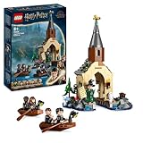 LEGO Harry Potter Bootshaus von Schloss Hogwarts Spielzeug-Modell für Kinder, beinhaltet 2 baubare Boote und 5 Mini-Figuren, Geschenk für Mädchen, Jungs und alle Fans ab 8 Jahren 76426