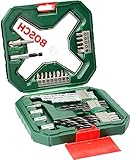 Bosch Accessories Bosch 34tlg. X-Line Classic Schrauber und Bohrer Set (Holz, Stein und Metall, Zubehör Bohrmaschine)