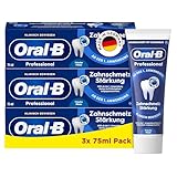 Oral-B Professional Zahnschmelz Stärkung Zahncreme/Zahnpasta, Made in Germany, Frische Minze, 3x75ml