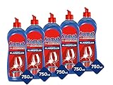 Somat Klarspüler 5er Pack mit Extra-Trocken-Effekt für unschlagbaren Glanz auf Gläsern & Geschirr (5x 750ml)