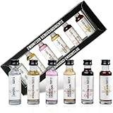 Brauerei Zwönitz Schnaps Set mit 6 Miniatur-Fläschchen à 2cl – Bierlikör, Kirsch-Rum, Whisky-Schokolikör, Erdbeer-Sahnelikör, Pfirsichlikör & Pfefferminzlikör – Spirituosen Geschenkset