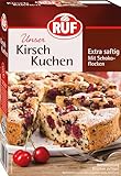 RUF Kirschkuchen, Backmischung für einen saftigen Rührkuchen mit Früchten und Schokoflocken