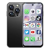 cofcvgs 4G Mini Smartphone (freigeschaltet), ideale Wahl für Kinder und Studenten, 3,9 Zoll hochauflösendes Backup-Telefon, Dual SIM Standby, Gesichts-ID (32GB schwarz)