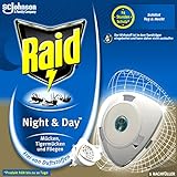 Raid Night & Day Nachfüller, Insekten Stecker, bis zu 24 Stunden Schutz (hält bis zu 10 Tage)