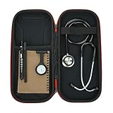 Stethoskop-Bundle-Kit | inklusive Doppelkopf-Stethoskop, Taschenlampe, Hartschalenstethoskop-Etui, Stift und A6-Notizblock | Für Krankenschwestern, Medizinstudenten
