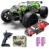 Ferngesteuertes Auto Kinder ab 3 4 5 6 8 Jahre, 1:18 Ferngesteuerter Monstertruck Ferngesteuert Mit Karosserielicht/Doppelschale, RC Auto Ferngesteuert ab 3-6 Jahre, Fernsteuerung Auto Geschenke