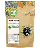 Wholefood Earth Schwarze Bohnen 1 kg GMO-frei Natürlich Hoher Ballaststoffgehalt Hoher Proteingehalt