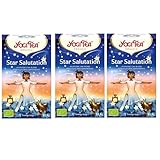 Yogi Tea - Star Salutation, Ayurvedischer Bio-Kräutertee, Mischung aus Tulsi, Minze und Lemongras, Yogi Tee 3er Pack, 3x17 Beutel (51 Teebeutel insgesamt)