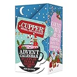 Cupper Bio Tee Adventskalender 2023, Weihnachtskalender mit 24 Teebeuteln, Geschenk zu Weihnachten