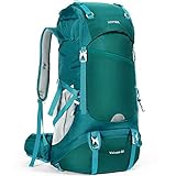 HOMIEE Wanderrucksack, 50 – 60 l, Trekkingrucksack mit Regenhülle, großer Kapazität, multifunktional, für Bergsteigen, Klettern, Trekking, Sport, Reisen, Camping