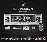 Dietz Retro Radio300DAB/BT, DAB+, BT, MP3, USB, RDS Chrom