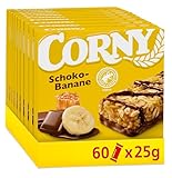 Müsliriegel | Corny Classic | Schoko-Banane | mit Schokolade und Banane | Multipack 60x25g