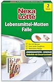 Nexa Lotte Lebensmittel-Motten Falle, Mottenbekämpfung, insektizidfreie Klebefalle gegen Nahrungsmittelmotten, 2 Fallen, Blau