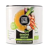 Little Lunch Bio Brühe | 'Gemüsebrühe Klassik' | 420g | Vegan | 100% Bio-Qualität | Ohne zugesetzten Zucker | Ohne Geschmacksverstärker | Ohne Hefe | Ohne Palmfett | Ohne künstliche Zusätze