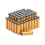 Amazon Basics AA-Alkali-Hochleistungsbatterien, 1,5 V, 10 Jahre lagerfähig, 48 Stück