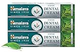 Himalaya Neem Dental Cream with Neem Prevents Bad Breath for Healthier Gums - 100g (Pack of 3)