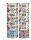 Mac's Dog Puppy 6 x 400g | 2 Sorten Mix | Getreidefreies Nassfutter für Welpen | schonende Zubereitung | bietet Ihrem Welpen Alles an Nährstoffen, Vitaminen und Mineralien