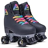 Apollo Disco Roller, Classic Roller | Rollschuhe für Kinder und Erwachsene | größenverstellbare Quad-Skates, 3 Größen, verstellbar von 31 bis 42 | Rollschuhe Damen in schicken Designs