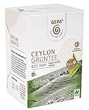 Gepa Bio Ceylon Grüntee - 100 Teebeutel - 5 Pack ( 20 x 2g pro Pack)