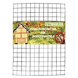 Vogelschutz für Insektenhotels, Drahtgitter, Maschendraht 19x19 mm, Abmessungen 2 Stück 30 x 20 cm