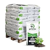 GALAMIO Hochbeeterde Erde Gartenerde Universalerde Blumenerde Pflanzerde Gemüseerde Premium Profi Kultursubstrat 70l x 30 Sack 2.100l / 1 Palette Paligo
