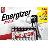 Energizer Max Micro (AAA)-Batterie Alkali-Mangan 1.5 V 8 St.