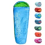 meteor Premium Kinder-Schlafsack Sommer Ultraleicht Kinder Hüttenschlafsack Komfortbel Jugendliche Camping Deckenschlafsack Outdoor Leicht Herbst inlett Schlafsack kleines Baby Mini Sleeping Bag