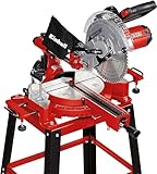 Einhell Zug-Kapp-Gehrungssäge TC-SM 2531/2 U (1900 W, 4.800 U/min, Ø254 x ø30 mm Sägeblatt, Laser, neigbarer Sägekopf, inkl. HM-Sägeblatt)