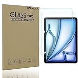 OXMAN Displayschutzfolie für iPad Pro 27,9 cm (11 Zoll), Modell M4 (5. Generation), 2 Stück, gehärtetes Glas, hüllenfreundlicher Filmschutz für iPad Pro 11 5. Generation, Apple Pencil Pro kompatibel